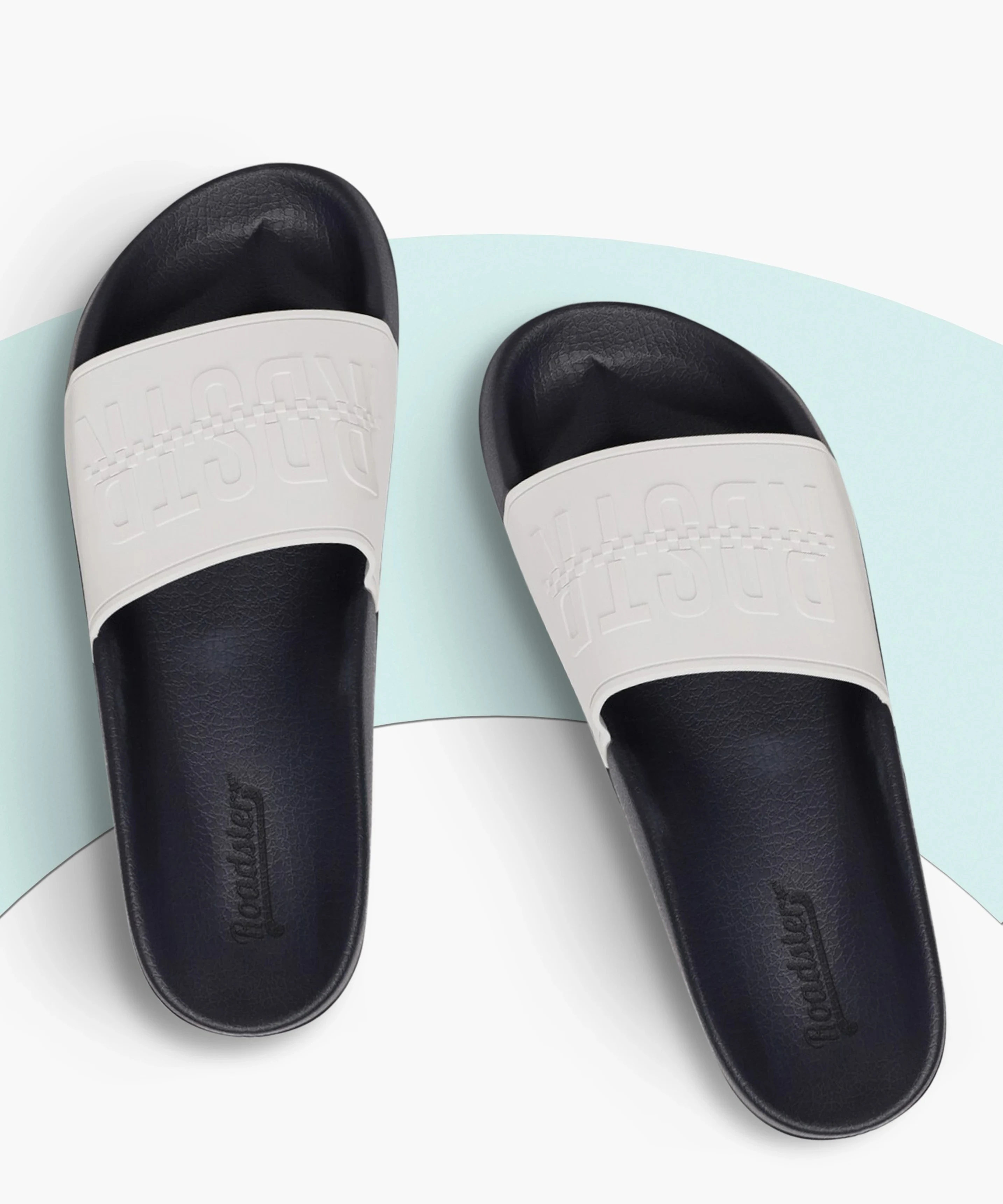 Men Slides (Black & White)