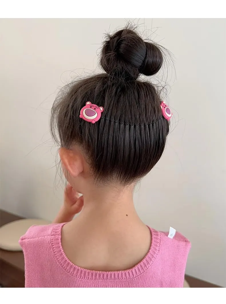 Cute Cartoon Expandable Hair Clips (2 Pack) – Stylish Magic Comb