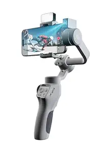 Gimbal Stabilizer for Smartphone, iPhone Gimbal 3-Axis with Magnetic Fill Light/AI Tracking Sensor for iPhone 16 15 14 Pro Max Android Handheld Phone Gimbal for Video Recording
