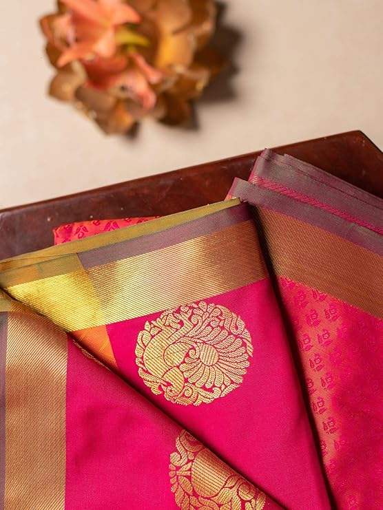 Women's Silk Saree With Blouse Piece