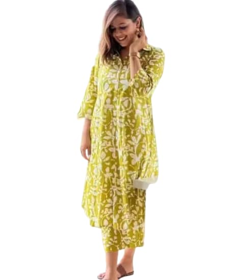 Women’s Fancy Co-ord Set | Stylish Kurta Set with Pant | Ethnic Co-ord for Women | Casual Wear Kurti with Bottom