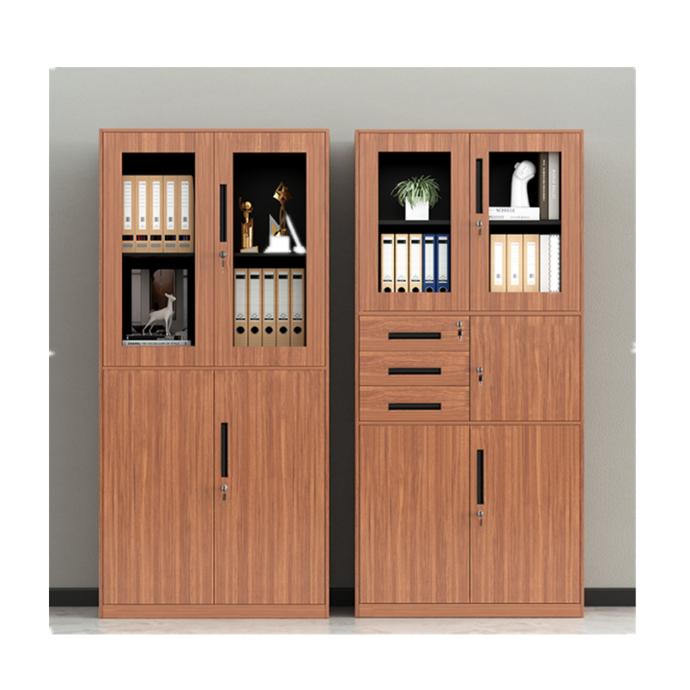 Metal Office Furniture Wood Grain File Cabinet Wood Grain Cabinet Metal Storage Locker