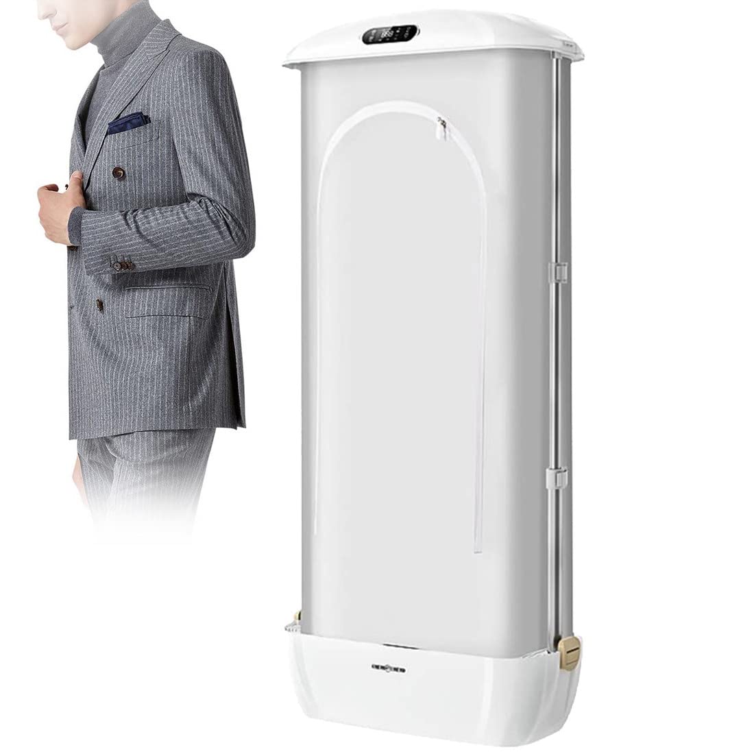 Electric Dryer, Automatic Ironing Machine, Dryer Press Machines, Quick-Drying Steam, Portable, With Remote Control Adjustable Timer Low Noise for Home and Travel